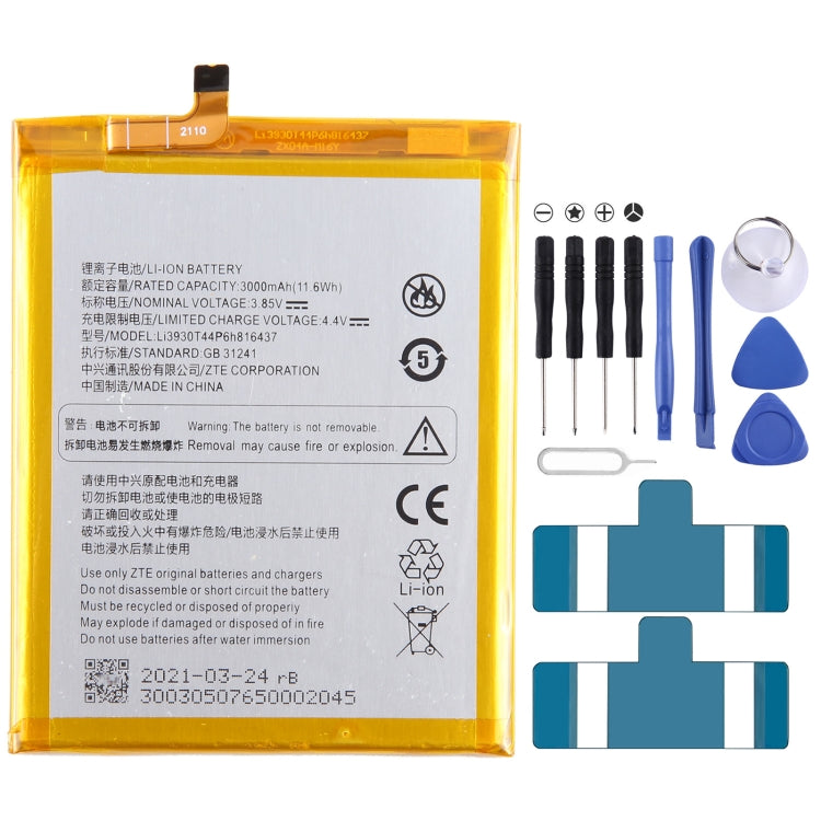 Sostituzione della batteria, For ZTE Vodafone Smart V8 VFD710, For ZTE Blade A71 2021 / Voyage 10, For ZTE 30 Pro / S30 SE 8030N, For ZTE Blade A7S A7 2020, For ZTE Blade A6 Max A0605, For ZTE Blade V8 Mini BV0850 V0850, For ZTE Axon 7 Max 3D C2017 Sostituzione della batteria, For ZTE Vodafone Smart V8 VFD710, For ZTE Blade A71 2021 / Voyage 10, For ZTE 30 Pro / S30 SE 8030N, For ZTE Blade A7S A7 2020, For ZTE Blade A6 Max A0605, For ZTE Blade V8 Mini BV0850 V0850, For ZTE Axon 7 Max 3D C2017